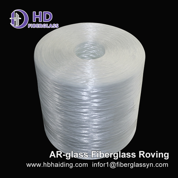2400tex Alkali Resistant AR Glass Fiber Roving for GRC Or Gypsum
