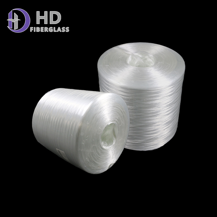 Low Static Good Cutting Dispersion High Strength Good Compatibility With Resin Glass Fiber Panel Roving