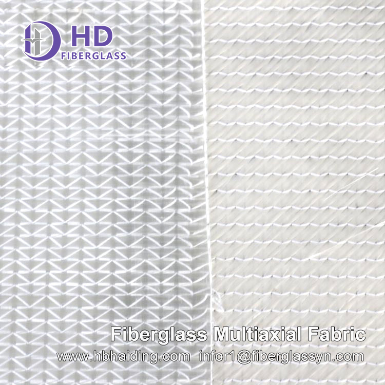 Double Bias Triaxial Quadriaxial Multiaxial Fiberglass Fabric For Grp