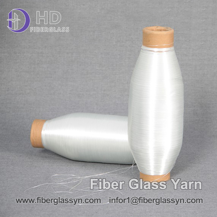 Fiberglass yarn that can be used as electrical insulation