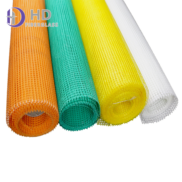 Glass fiber mesh can be used for building reinforcement because of its resistance to cement erosion