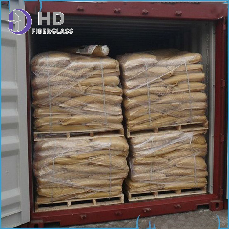Processing material of electric appliance cover glass fiber chopped wire