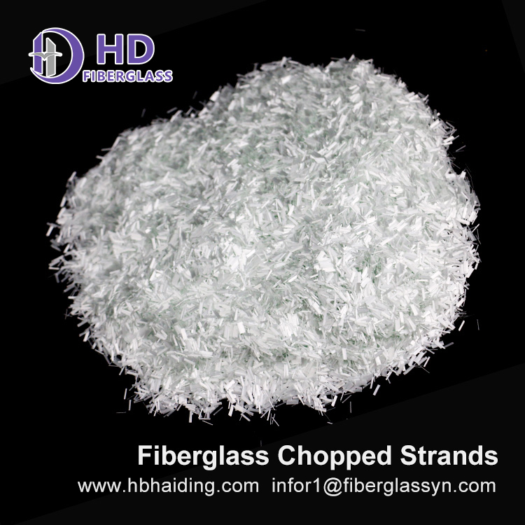 Fiberglass Chopped Strands for PP 3/4.5mm Free Sample Good Flowability