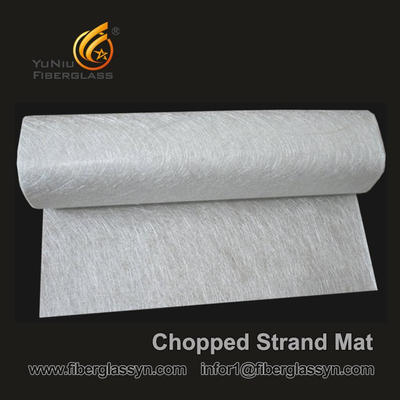 Glass fiber chopped strand mat formed by Hand Lay Up process