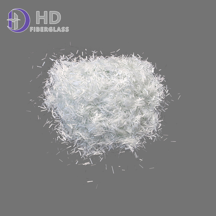 6mm Low Price High Quality And Practical Best Cost Performance High Mechanical Strength Fiberglass Chopped Strands for Concrete