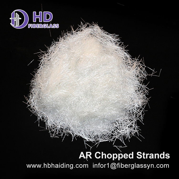 AR Fiberglass Chopped Strands for Concrete 12/18/24mm
