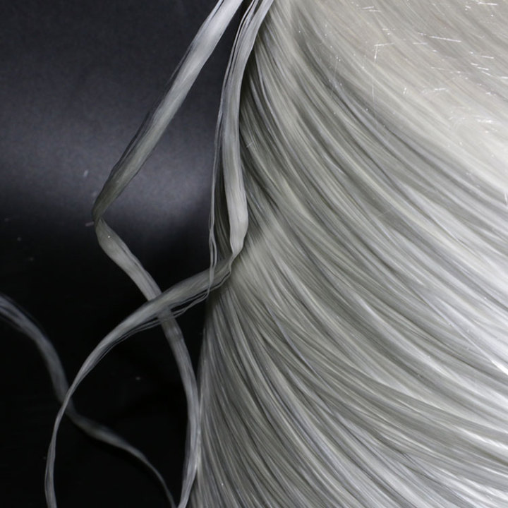 Fiberglass pultrusion yarn with strong one-way strength