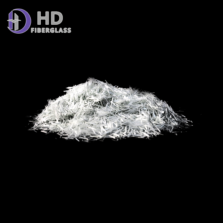 Factory Price Base Material for Plastic Flooring High Mechanical Strength of Finished Products Fiberglass Chopped Strands for Concrete 