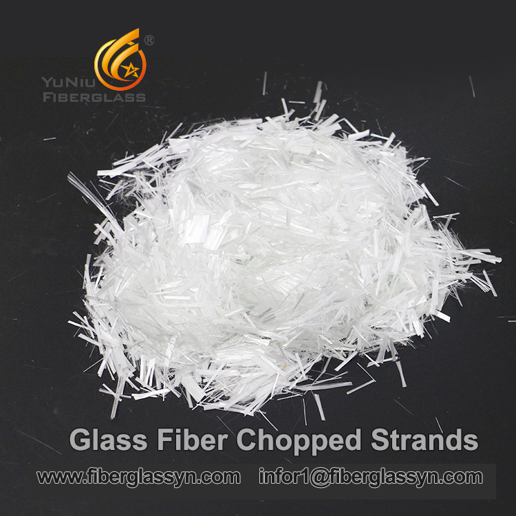 high quality fiberglass chopped strands Suitable for Improving high temperature stability of asphalt concrete